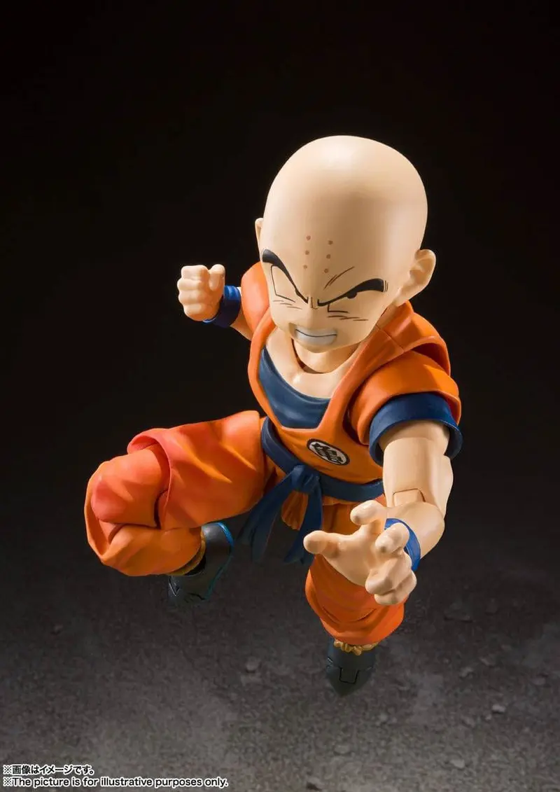 Dragon Ball Z - Krillin - Earth's Strongest Man - S.H. Figuarts Figur (Bandai)