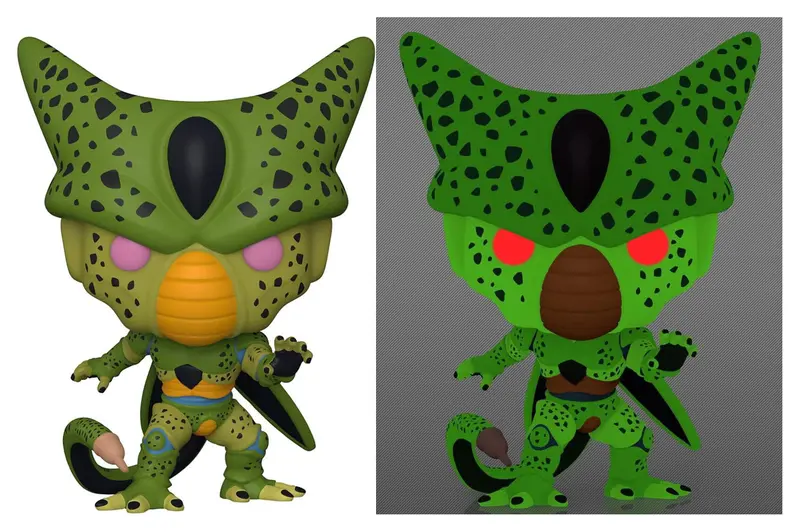 Dragon Ball Z POP! Animation Vinyl Figur Cell (First Form) (GW) 9 cm