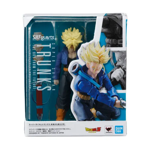 Dragon Ball Z Super Saiyan Trunks Figur - S.H.Figuarts Miniature Collection - Gashapon