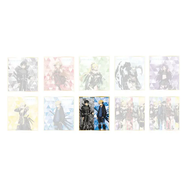 [Edion Exclusive] Sword Art Online x Edion Metallic Shine Shikishi Kirito & Eugeo
