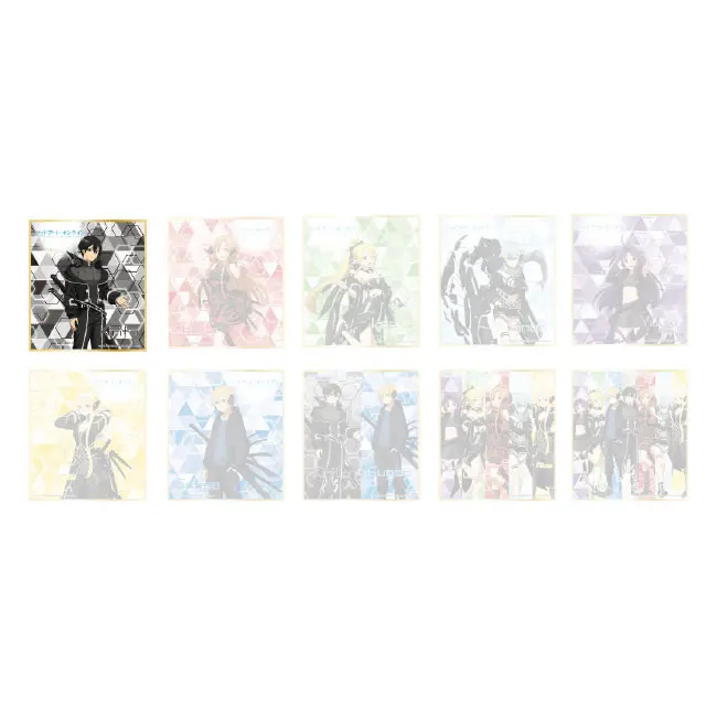 [Edion Exclusive] Sword Art Online x Edion Metallic Shine Shikishi Kirito