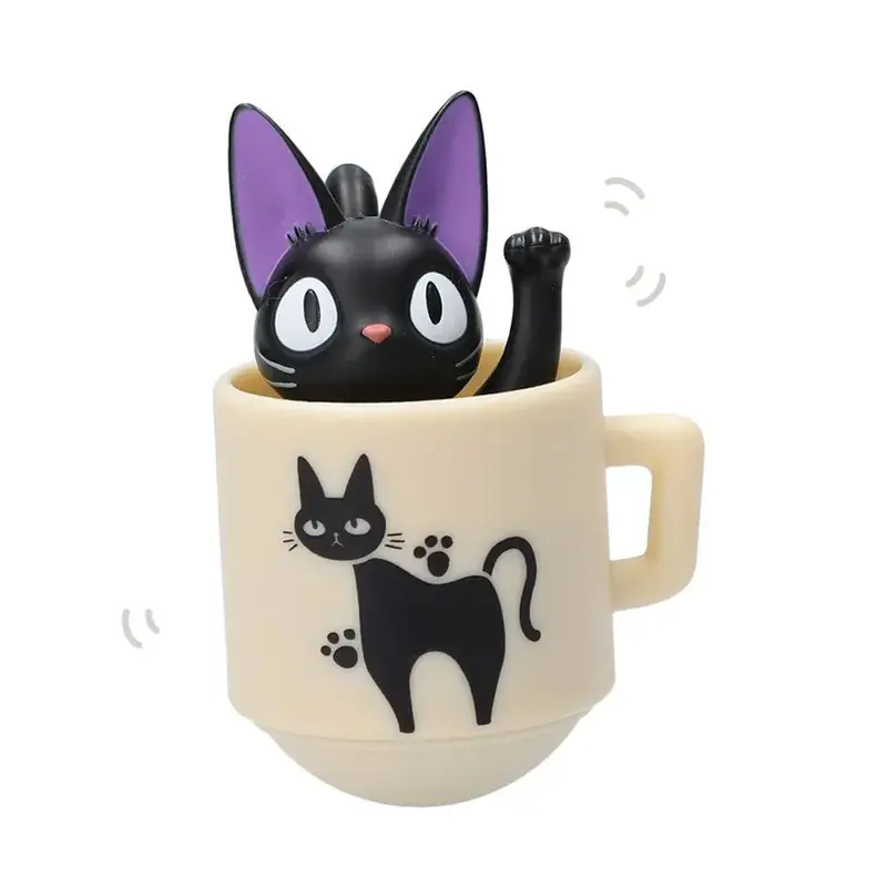 ENSKY Jiji in Wackel-Tasse | Kikis kleiner Lieferservice Sammelfigur | 7,5 cm