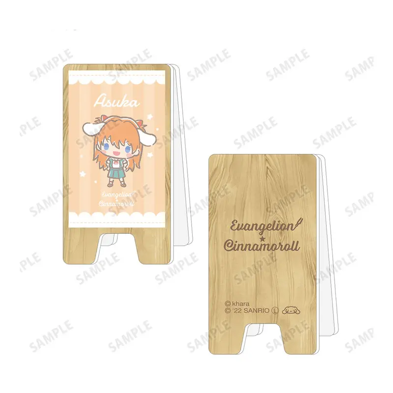 Evangelion x Cinnamoroll Signboard Style Memo Stand Asuka (A)