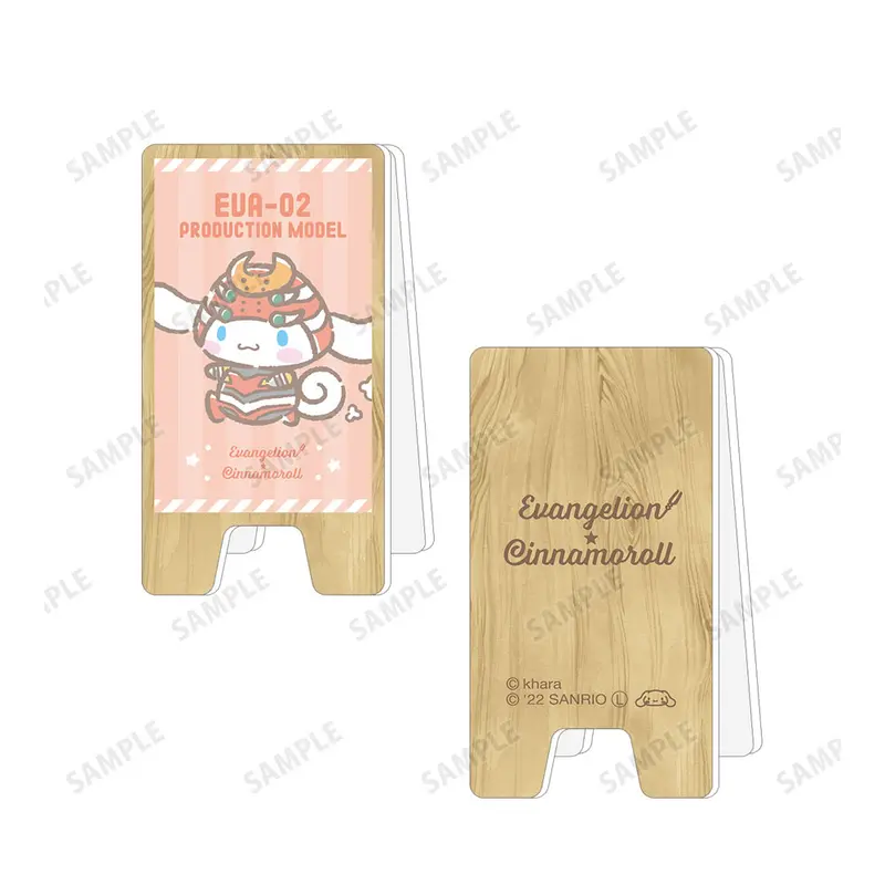 Evangelion x Cinnamoroll Signboard Style Memo Stand EVA02