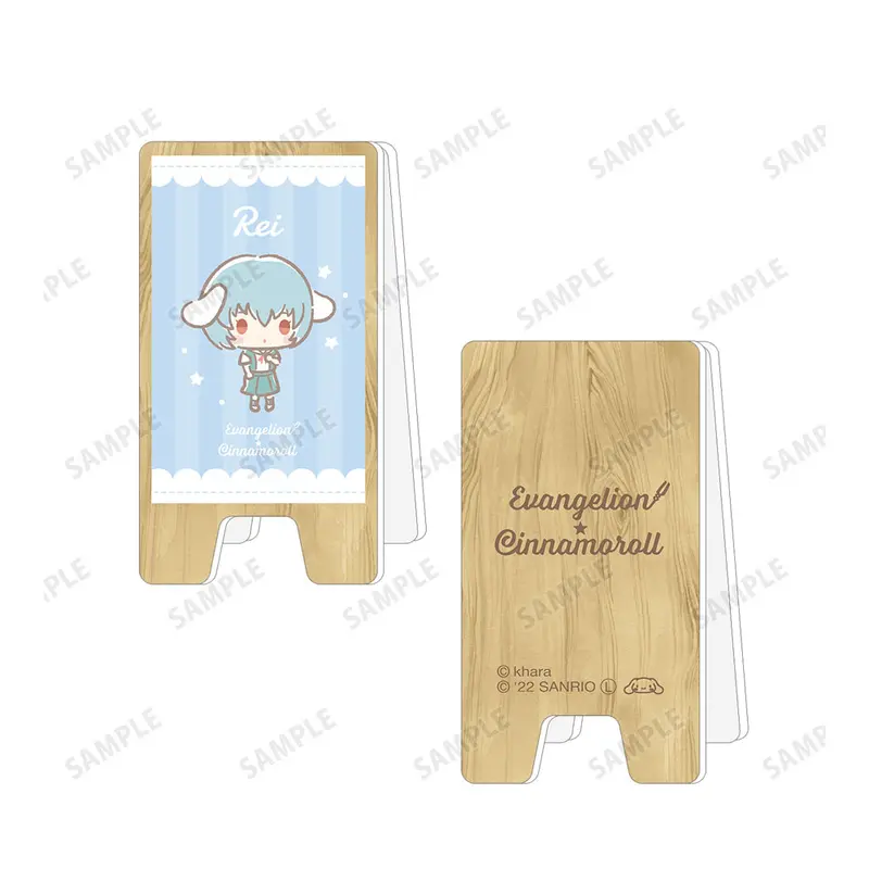 Evangelion x Cinnamoroll Signboard Style Memo Stand Rei (A)