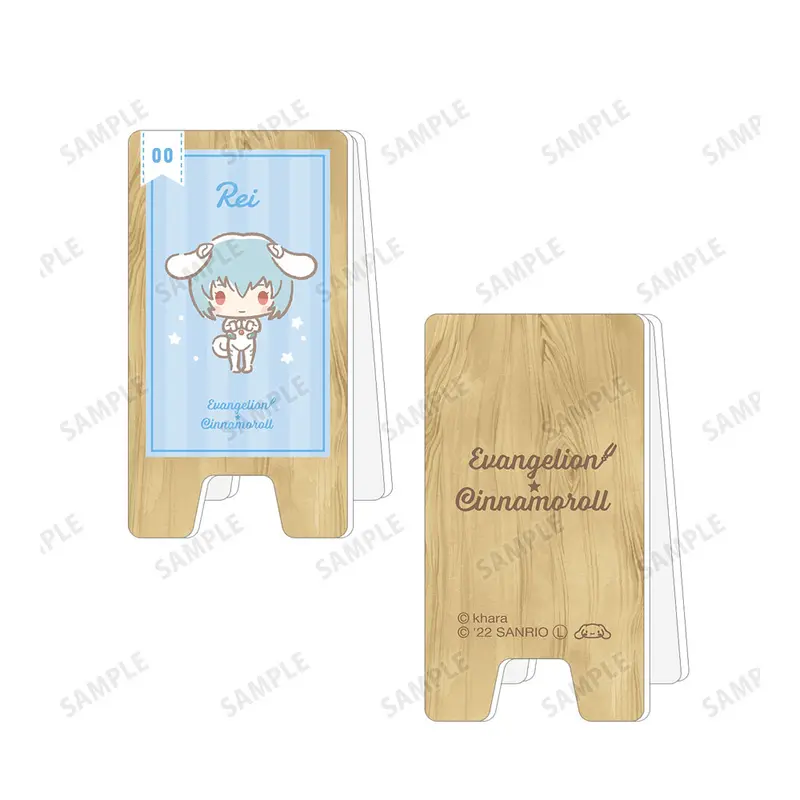 Evangelion x Cinnamoroll Signboard Style Memo Stand Rei (B)