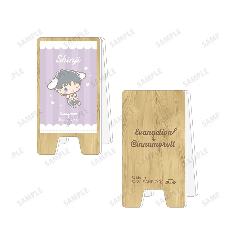 Evangelion x Cinnamoroll Signboard Style Memo Stand Shinji (A)