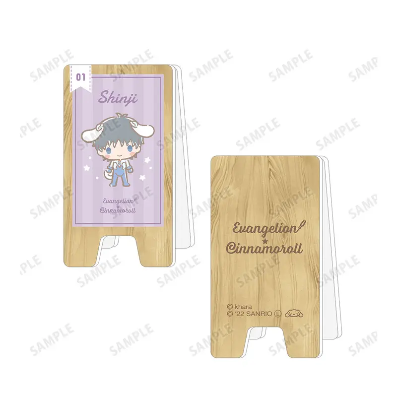 Evangelion x Cinnamoroll Signboard Style Memo Stand Shinji (B)