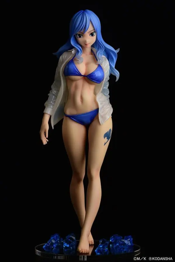 Fairy Tail Statue 1/6 Juvia Lockser Gravure Style see-through wet shirt 25 cm