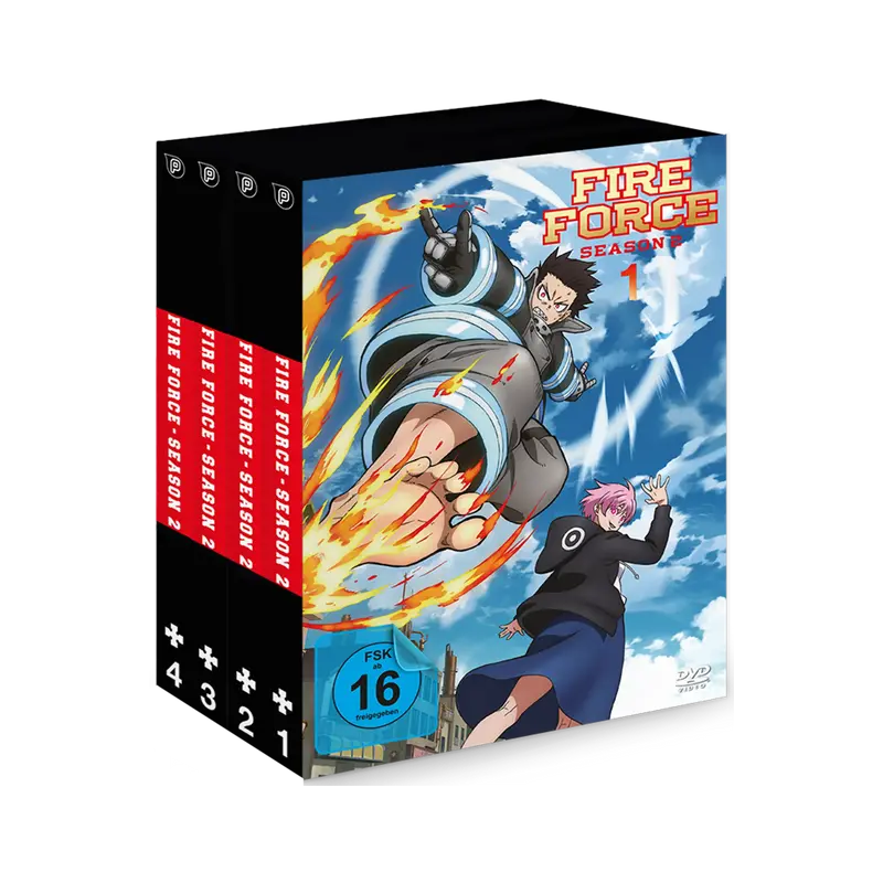 Fire Force - Season 2 - Gesamtausgabe mit Vol. 1-4 (DVD)