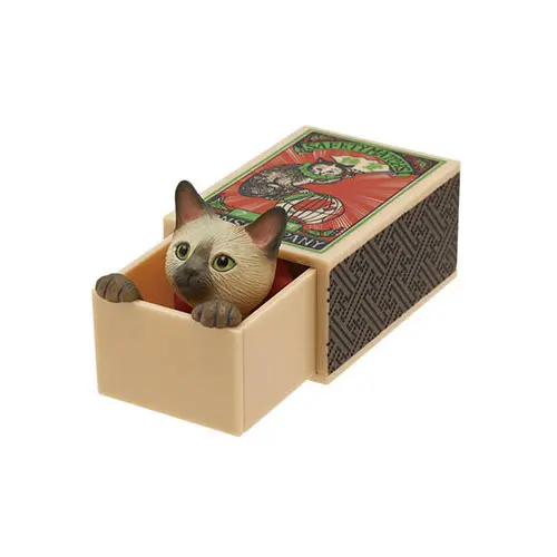 Funabashi Tsutomu Matchbox Cats Figur - Point - Gashapon