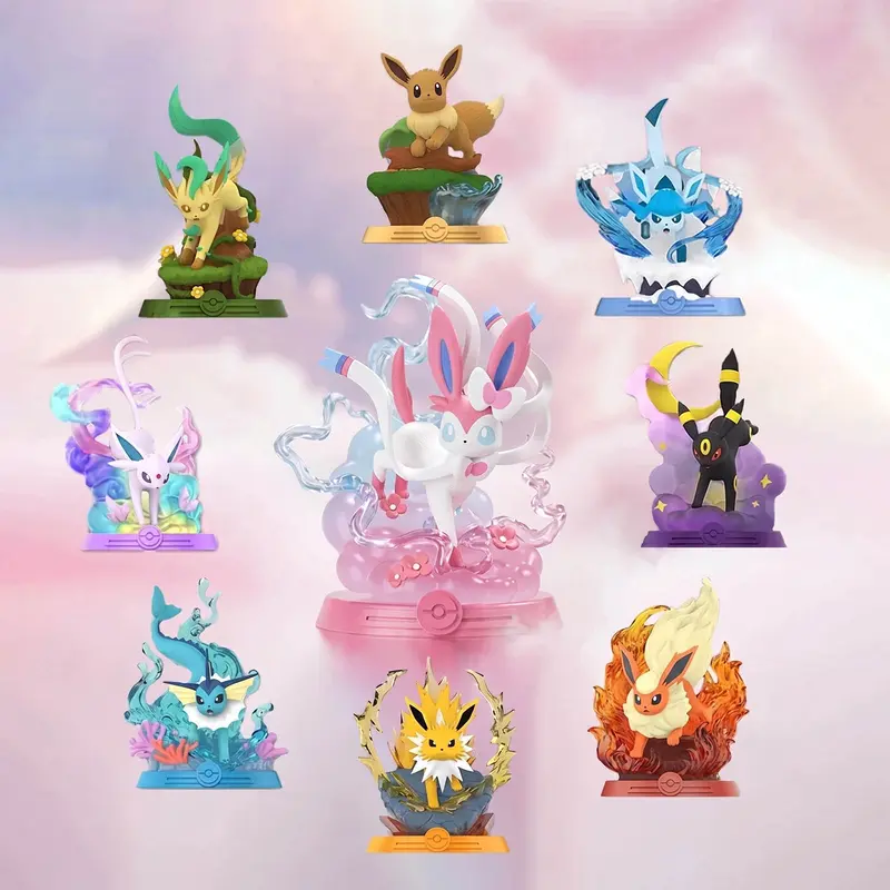 Funism Random Evoli Eeveelution | PoKéMoN Sammelfigur | Blind Box | 8 cm