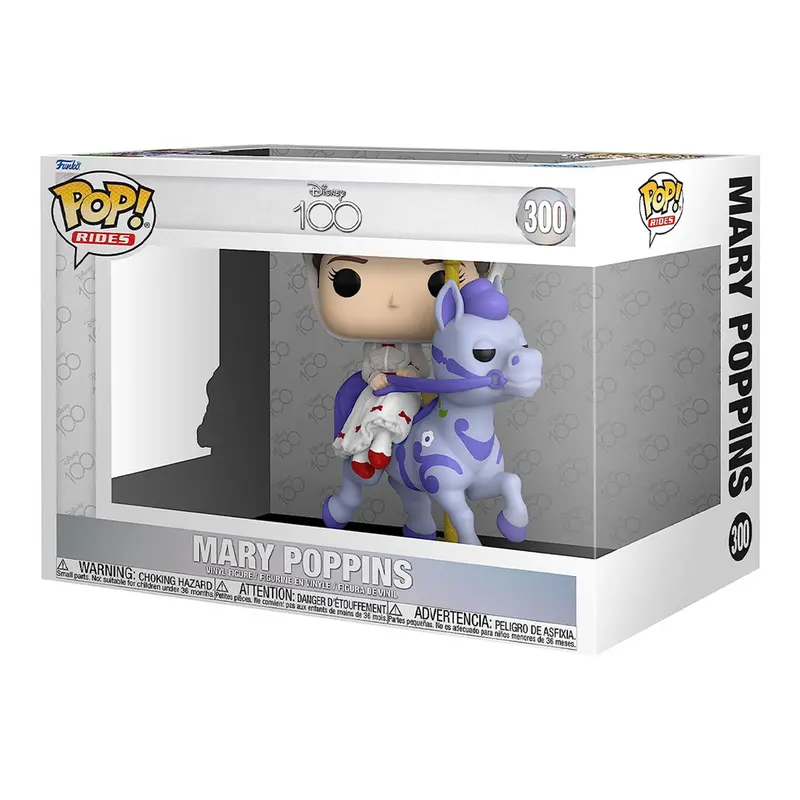 Funko POP! Disney Mary Poppins mit Pferd Jingles | Disney Sammelfigur 300 9,5 cm