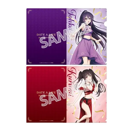 [Gamers] Date A Live 10th Anniversary Clearfile-Set Kurumi & Tohka