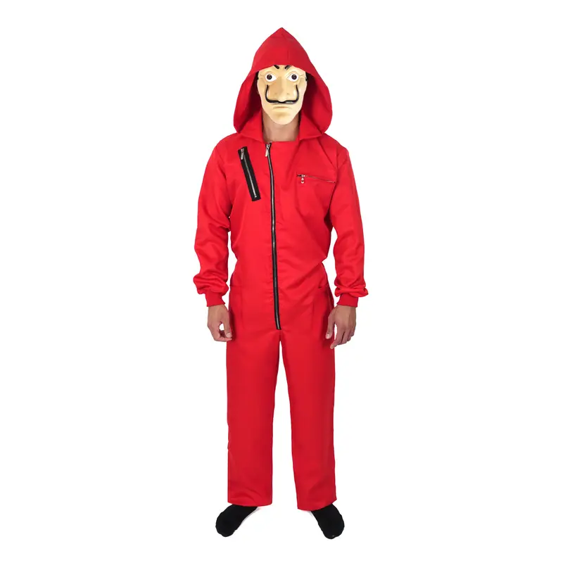Gauner Kostüm für Haus des Geldes Fans I Overall mit Dali Maske I Größen