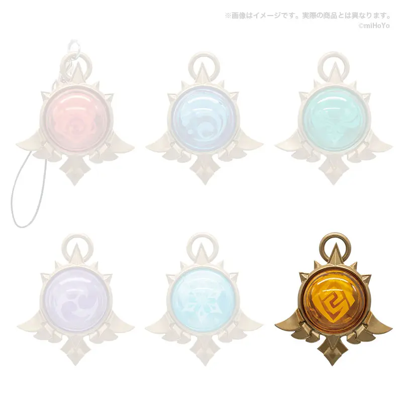 Genshin Impact God's Eye Mondstadt Vision Gashapon Anhänger Geo