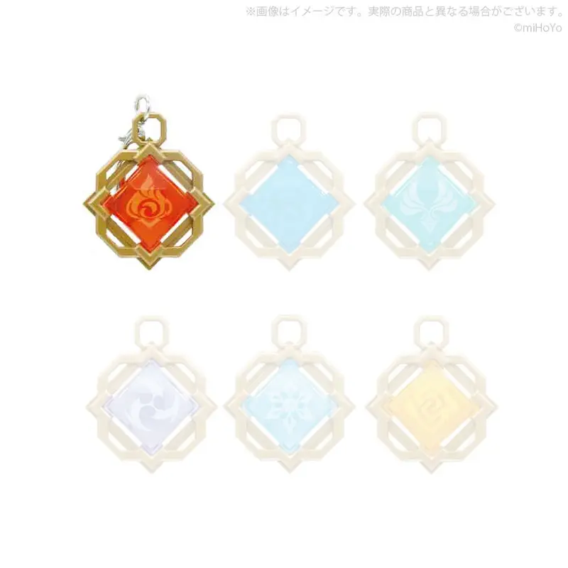 Genshin Impact God's Eye Vol. 2 Liyue Vision Gashapon Anhänger Pyro