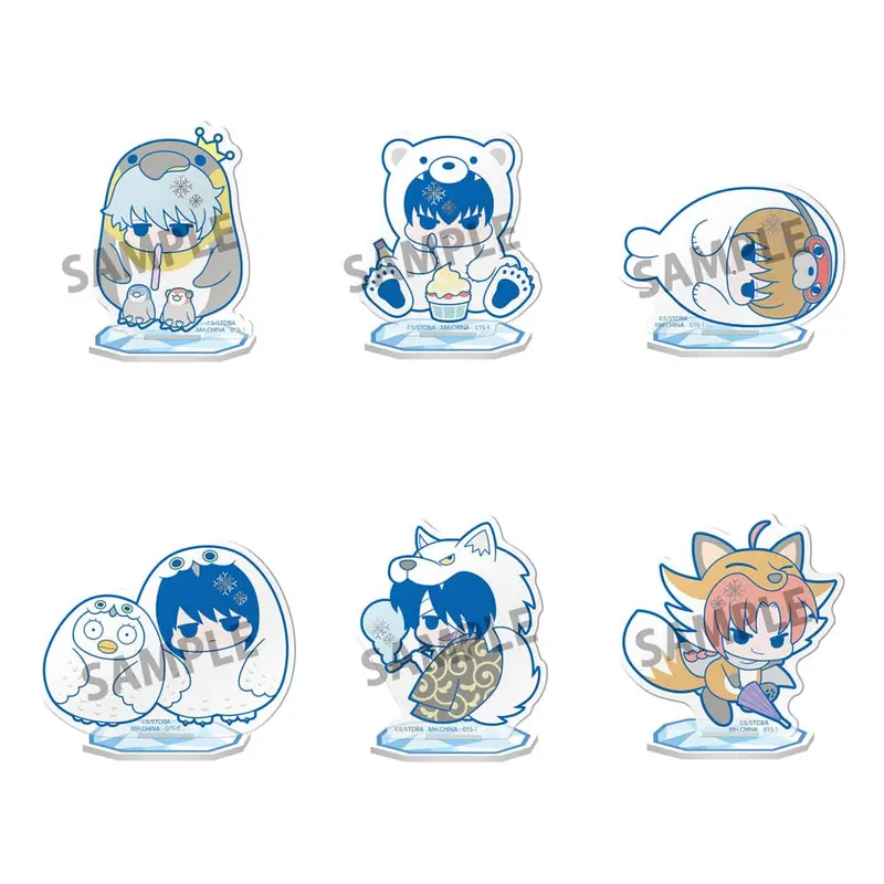 Gintama 6 Acryl Figuren Prince Hata & Animals of Ice 6 cm