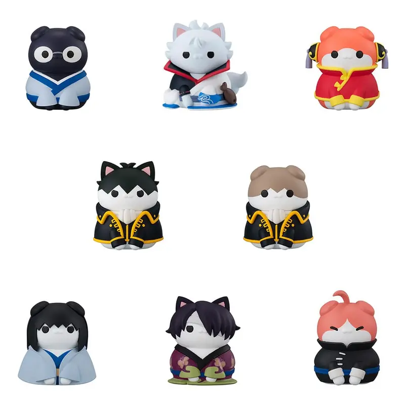 Gintama Mega Cat Project Nyantama Go Meow-Meow Edition! 8 Sammelfiguren 3 cm