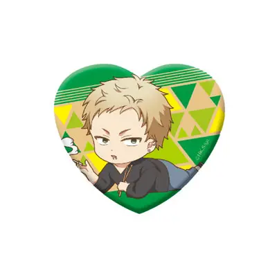 Given 2in1 Glitzer Herzbutton/Clip Akihiko Kaji