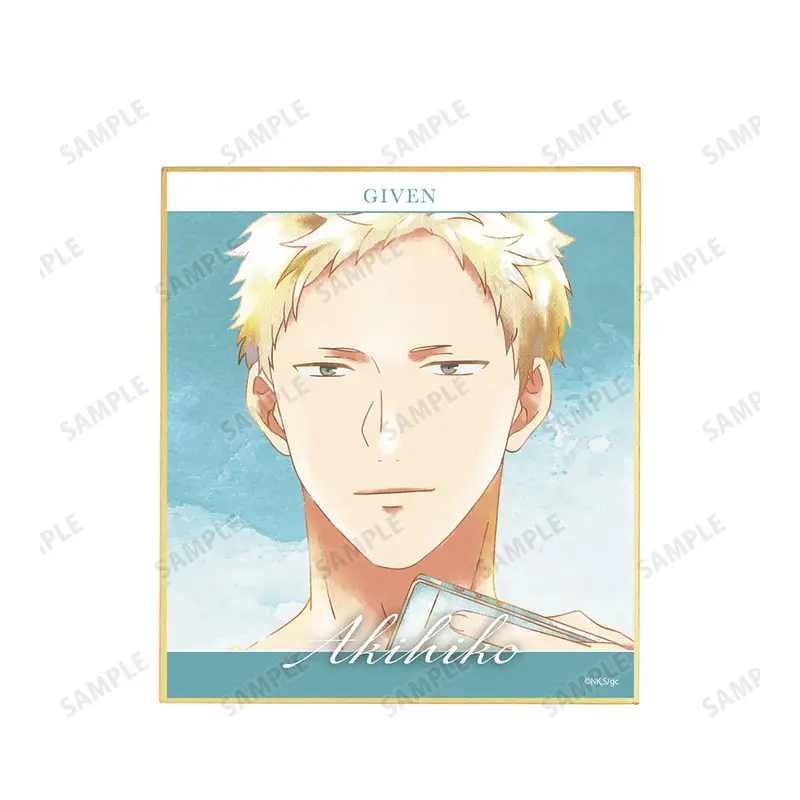 Given The Movie Ani-Art Aqua Label Vol. 2 Shikishi Akihiko Kaji (B)