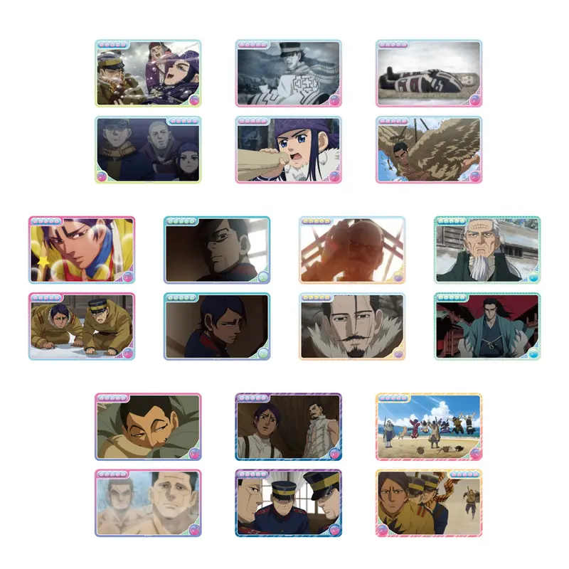 Golden Kamuy Clear Card Collection Sammelkarten