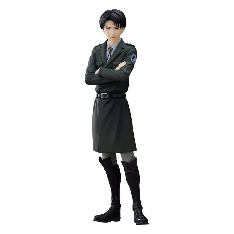 Good Smile Levi Ackerman mit Militärmantel | Attack on Titan Sammelfigur | 17 cm