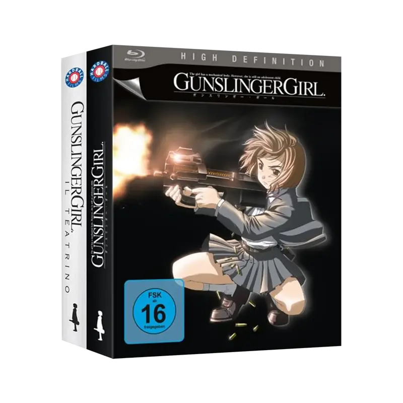 Gunslinger Girl - Gesamtausgabe als Bundle mit Staffel 1 & 2 (Blu-ray)