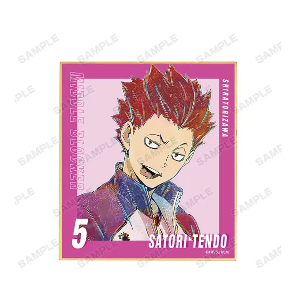 Haikyuu!! Ani-Art Vol. 5 Shikishi Satori Tendo