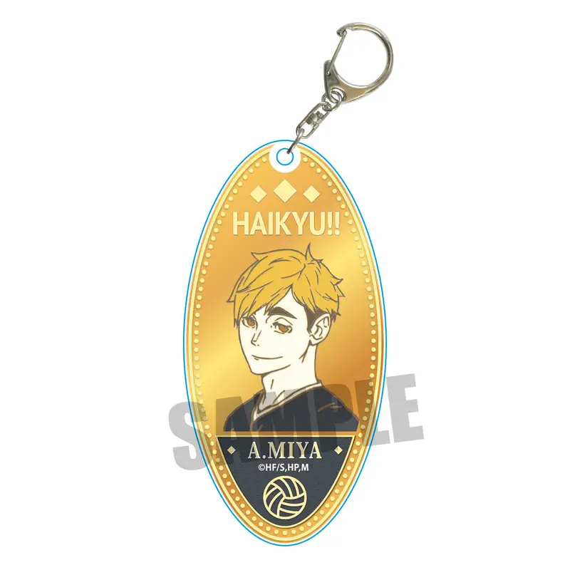 Haikyuu!! Chara Medal Motel Key Anhänger Atsumu Miya