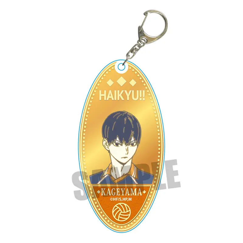 Haikyuu!! Chara Medal Motel Key Anhänger Tobio Kageyama