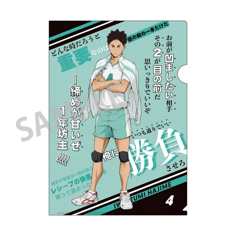 Haikyuu!! Dialogue Clearfile Hajime Iwaizumi
