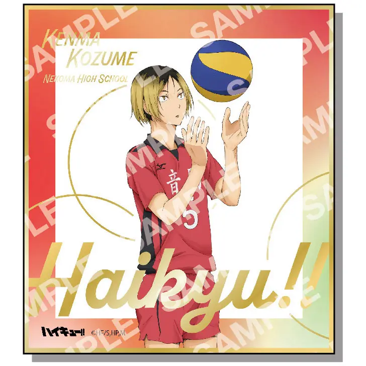 Haikyuu!! Foil Shikishi Kenma Kozume