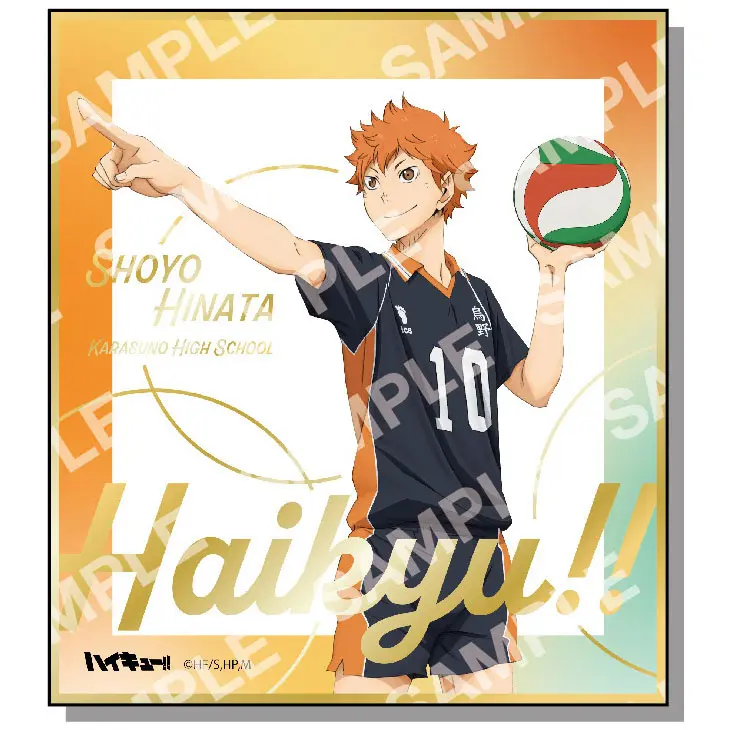 Haikyuu!! Foil Shikishi Shoyo Hinata