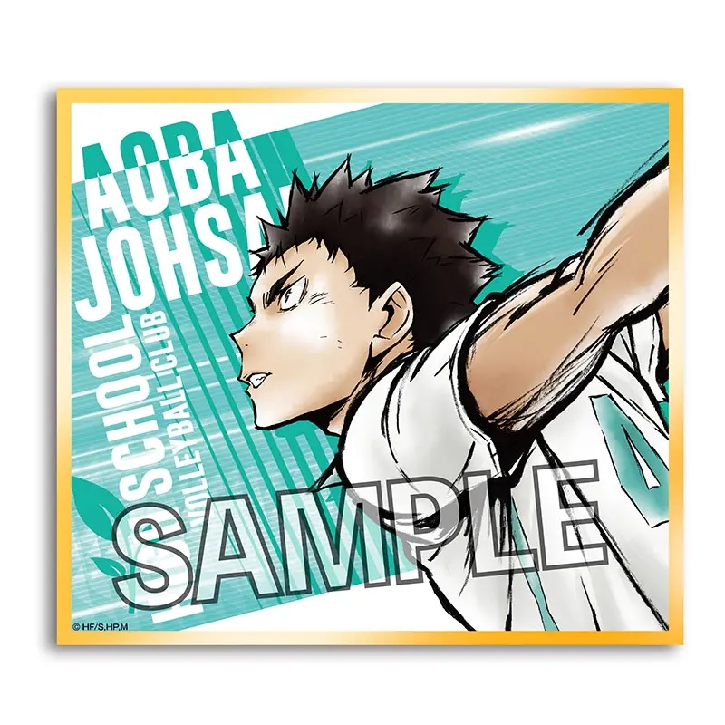 Haikyuu!! Gekitou!! Hologram Shikishi Hajime Iwaizumi