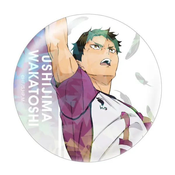 Haikyuu!! Holo Button Wakatoshi Ushijima