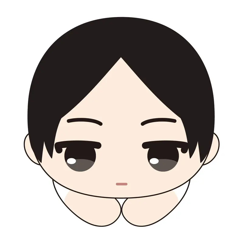 Haikyuu!! Hug x Character Collection Klammer-Plüschfigur Vol. 4 Akira Kunimi