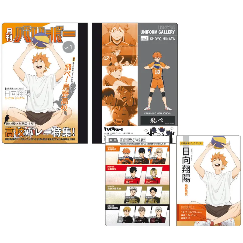 Haikyuu!! Mini Notizheft Magazine Style Shoyo Hinata