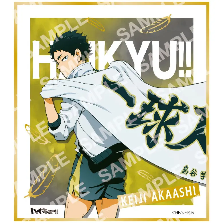 Haikyuu!! To The Top Gilding Shikishi Keiji Akaashi