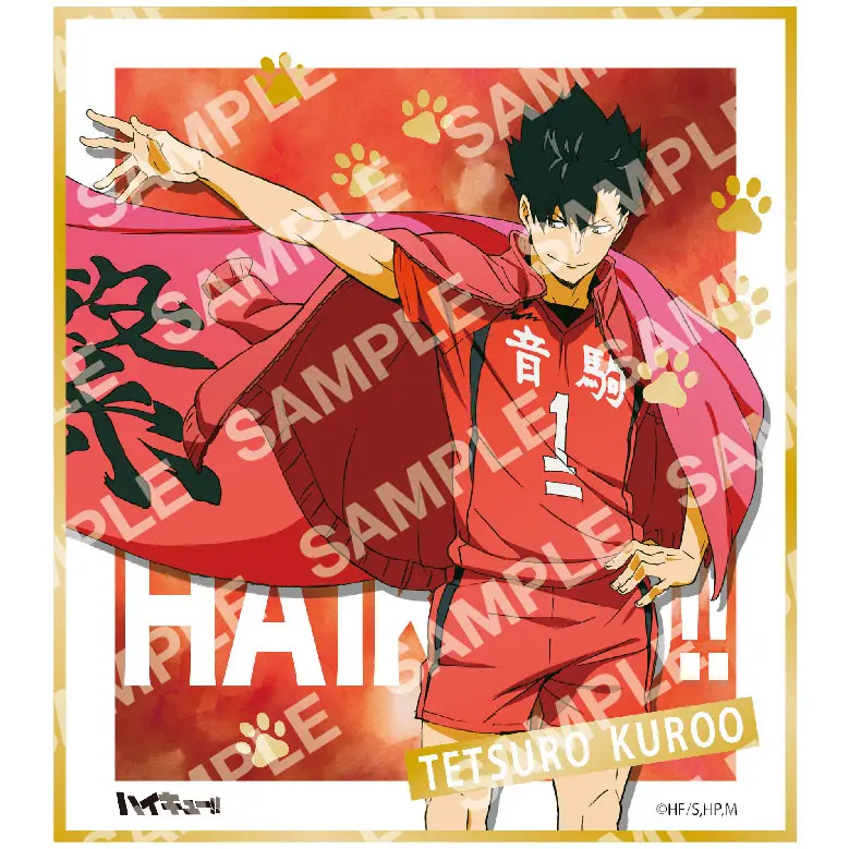 Haikyuu!! To The Top Gilding Shikishi Tetsuro Kuroo