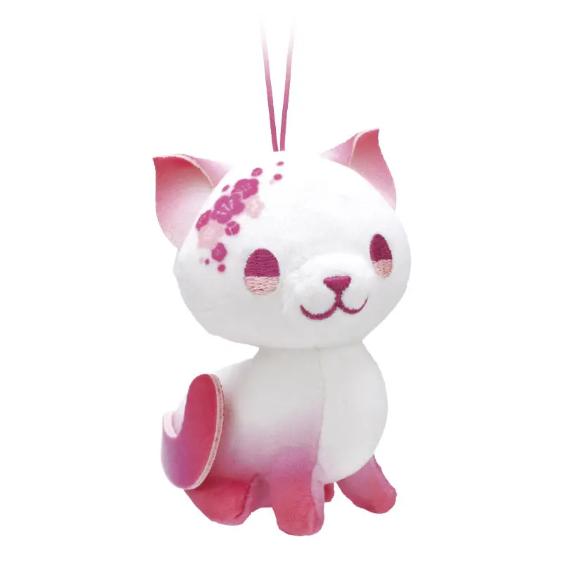 Hananeko Gashapon Plüschanhänger "Pflaume"