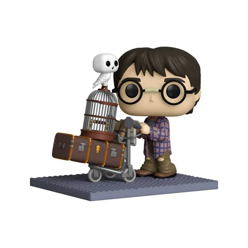 Harry Potter - Harry Potter mit Gepäckwagen - Funko POP! Deluxe Figur Nr. 135 - 14 cm - Funko
