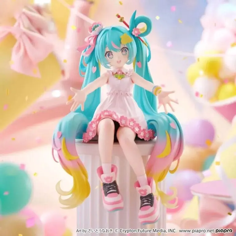 Hatsune Miku - 10th Anniversary - Noodle Stopper Figur (Furyu)