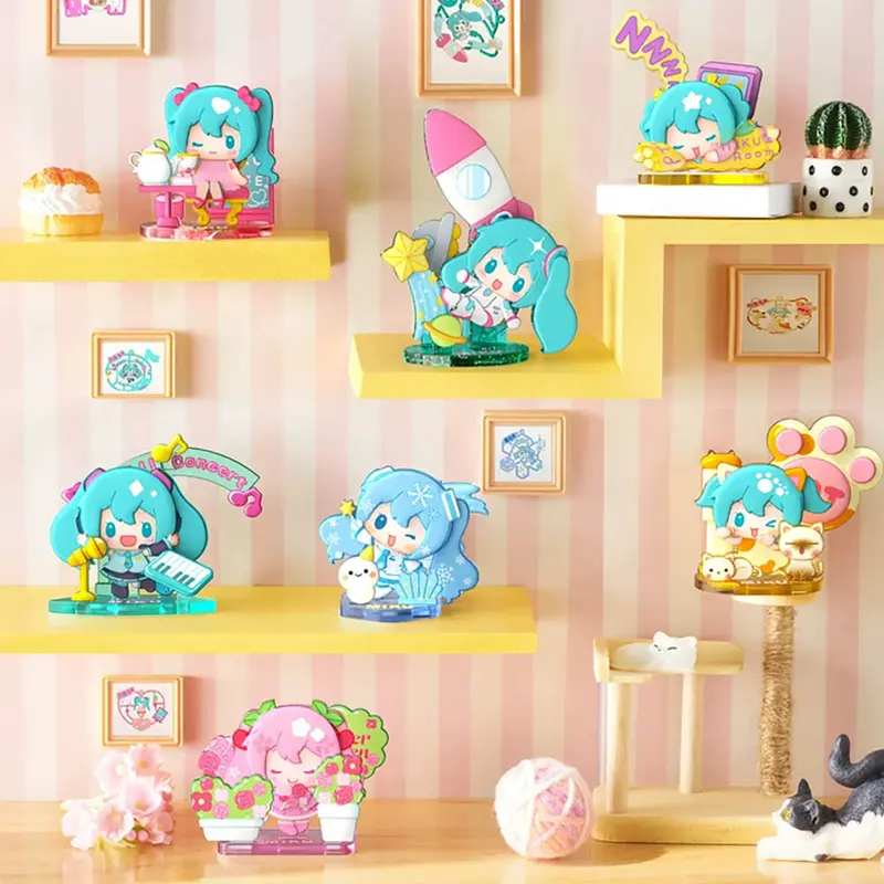 Hatsune Miku - DADA Story Colorful Life Vol. 1 - Acryl-Schlüsselanhänger - Blindbox - Einzelbox - ca. 80mm