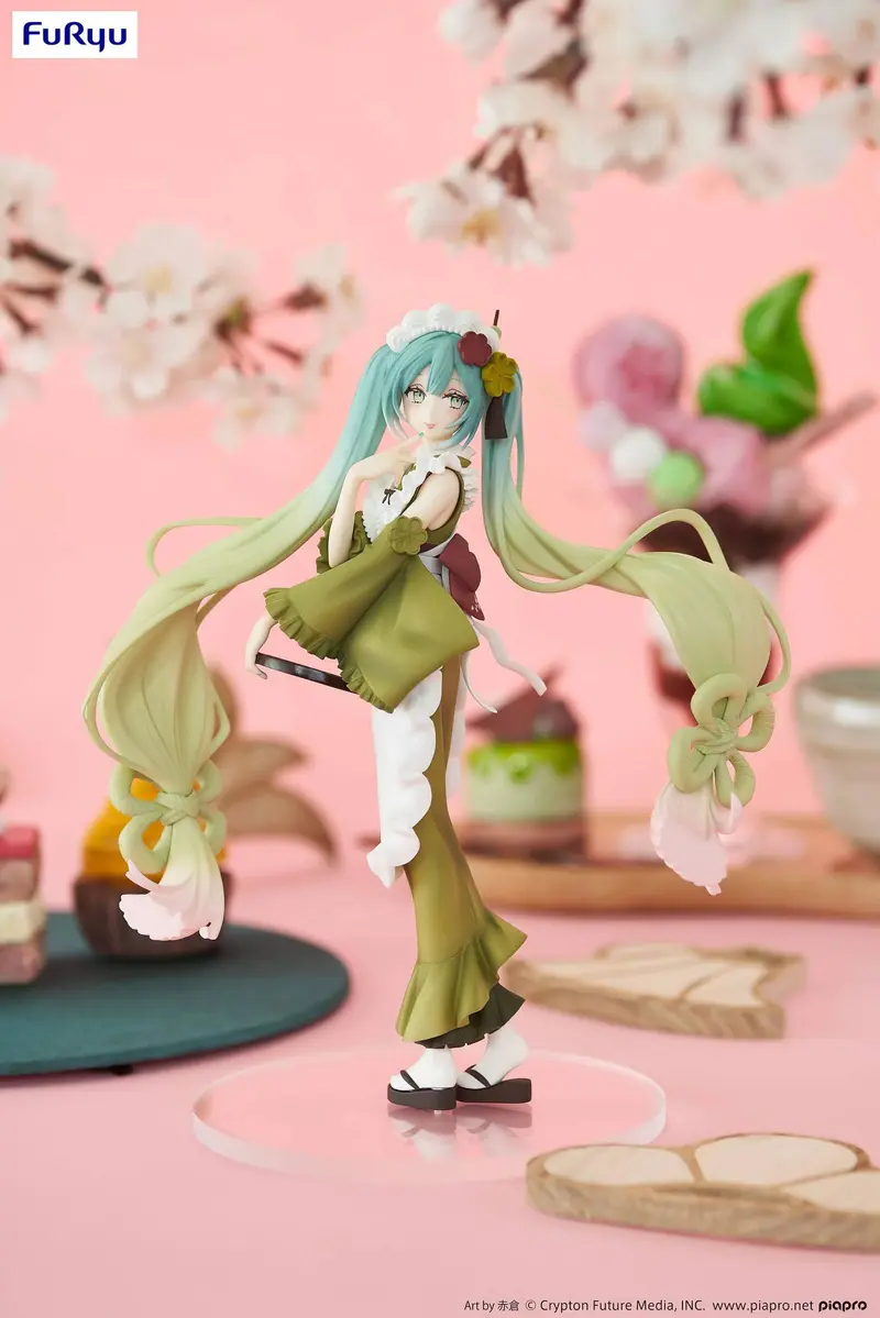 Hatsune Miku Exceed Creative PVC Statue Hatsune Miku Matcha Green Tea Parfait Ver. (re-run) 20 cm