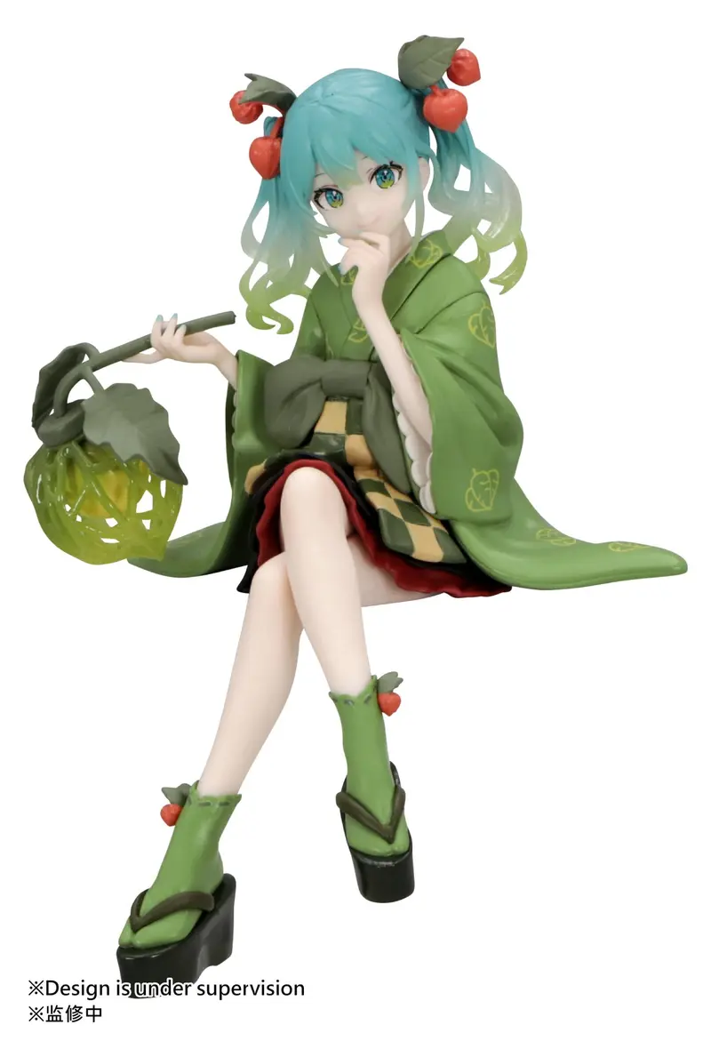 Hatsune Miku - Flower Fairy Winter Cherry - Green Color Noodle Stopper Figur (Furyu)