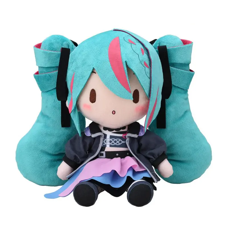 Hatsune Miku - Hatsune Miku Punk! Ver. - Fuwa Petit Plüschfigur M - 22cm - SEGA