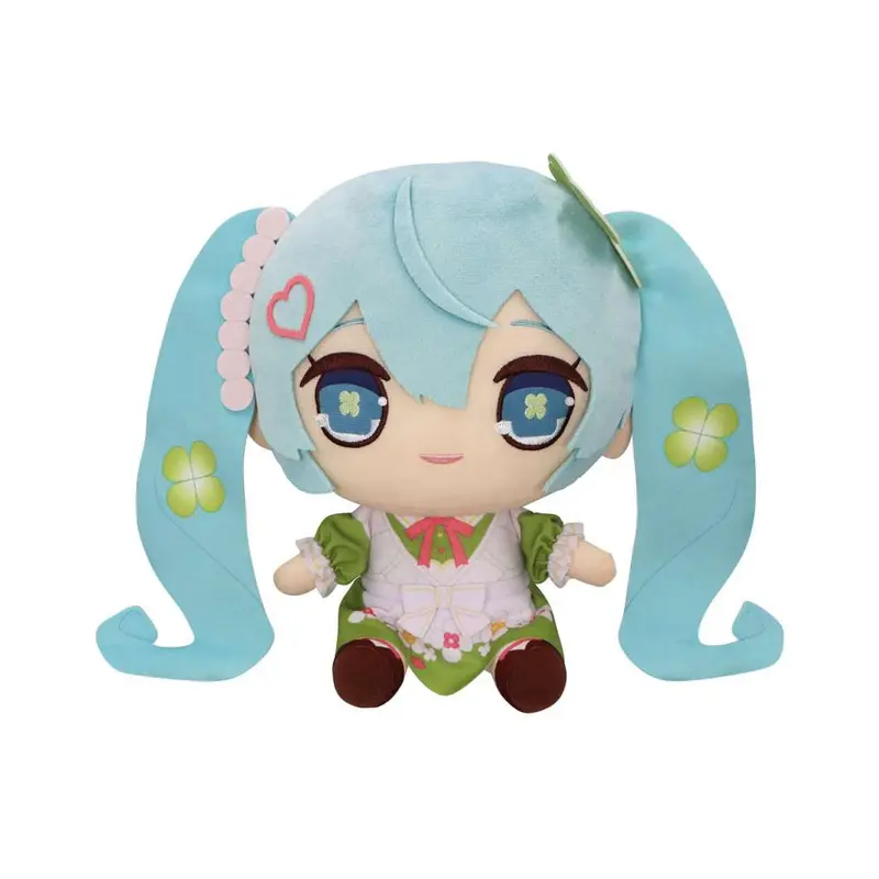 Hatsune Miku - Kyurumaru Clover Ver. BIG Plüschtier - 26cm - FuRyu