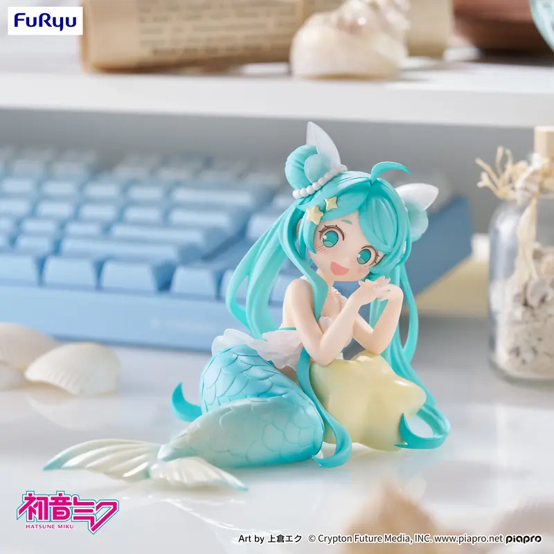 Hatsune Miku - Mermaid Princess Ver. - Desktop Fairy Sammelfigur - ca. 9cm - FuRyu