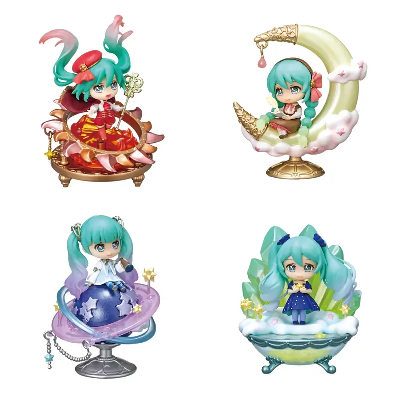 Hatsune Miku - Miku Starrium - Minifiguren 4er-Set - Re-Ment
